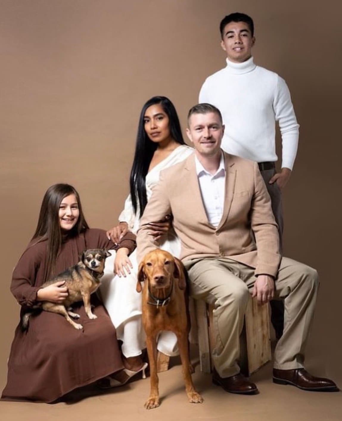 Kassidy Lane with family